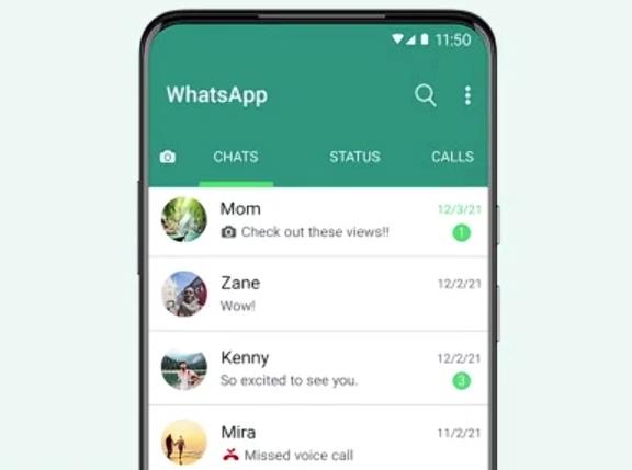 WhatsApp 正在更新状态上“提及”功能的开发